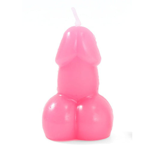 DIABLO PICANTE VELA EM FORMATO DE PeNIS NA COR FuCSIA
