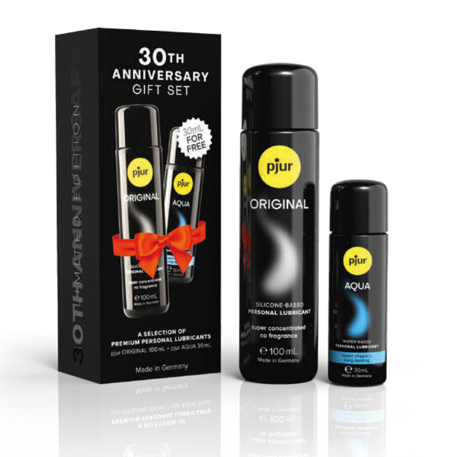 PJUR CONJUNTO 30º ANIVERSaRIO PJUR ORIGINAL 100 ML PJUR AQUA 30 ML DE PRESENTE