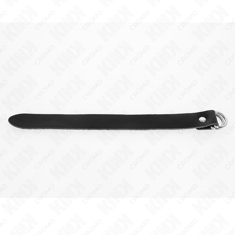 KINK ANEL DE COURO PARA PeNIS COM FECHO DE PRESSaO 22 X 2 CM