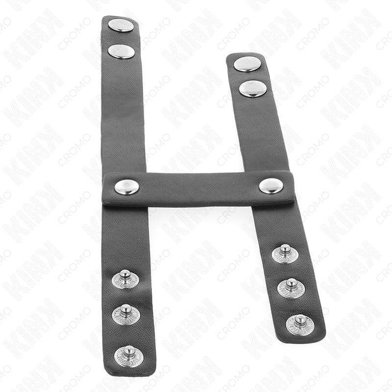 KINK ANEL DE PeNIS DUPLO DE COURO AJUSTaVEL