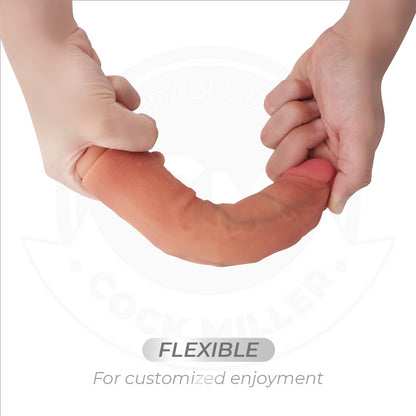 COCK MILLER DILDO REALISTA COM VENTOSA E CONTROLE REMOTO VIBRAyaO 195 CM