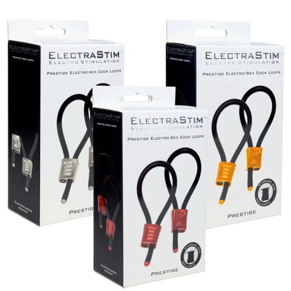 ELECTRASTIM ANeIS PENIANOS AJUSTaVEIS PRESTIGE ELECTRA LOOPS VERMELHOS