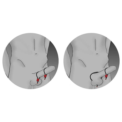 ELECTRASTIM ANeIS PENIANOS AJUSTaVEIS PRESTIGE ELECTRA LOOPS PRETOS