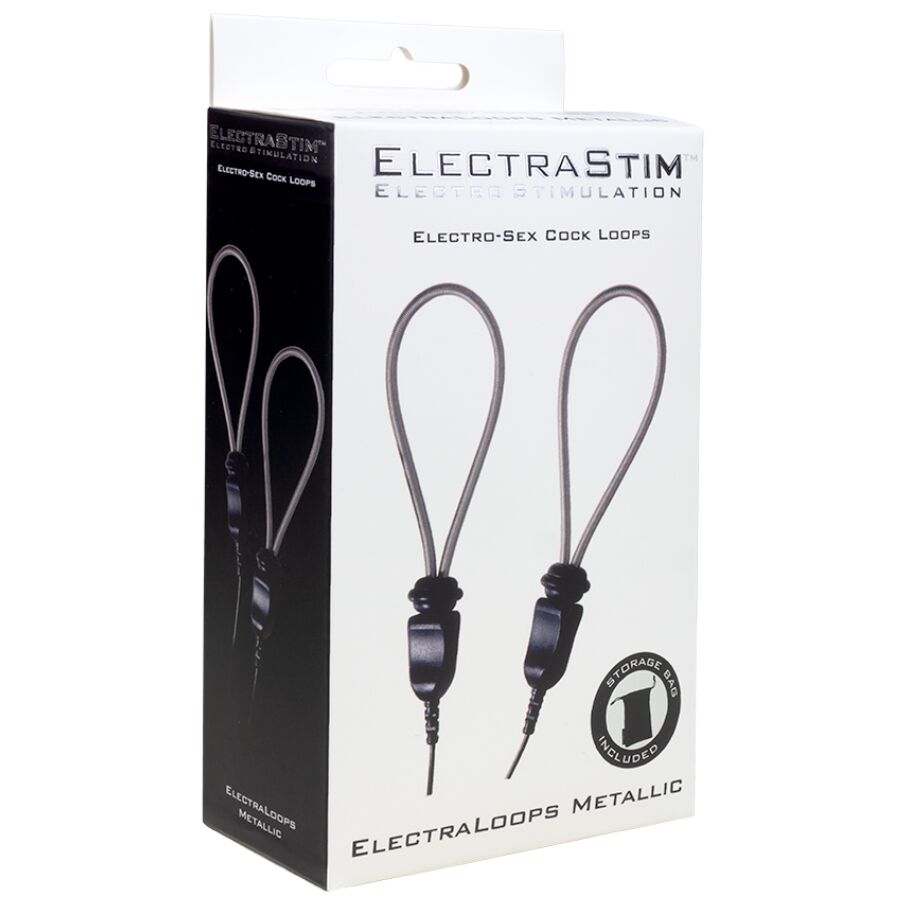 ELECTRASTIM ANeIS DE PeNIS DE METAL AJUSTaVEIS ELECTRALOOPS E STIM