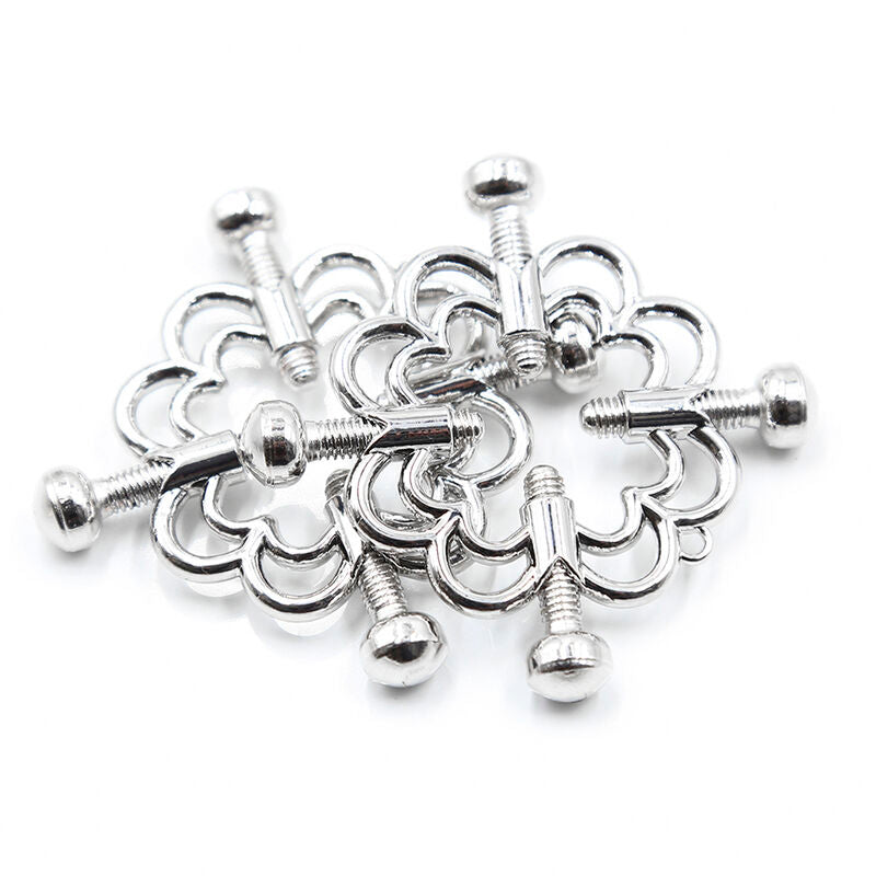 OHMAMA METALLIC NIPPLE CLAMPS FLOWER