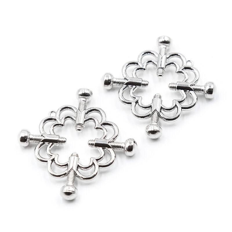 OHMAMA METALLIC NIPPLE CLAMPS FLOWER