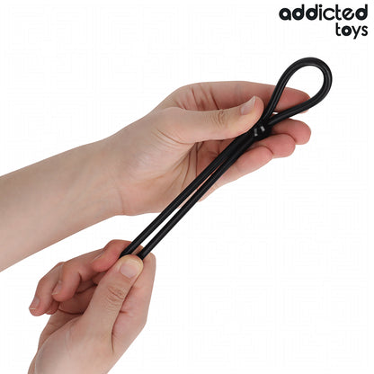 ADDICTED TOYS CORDA DE SILICONE PARA O PeNIS DE ALyA uNICA