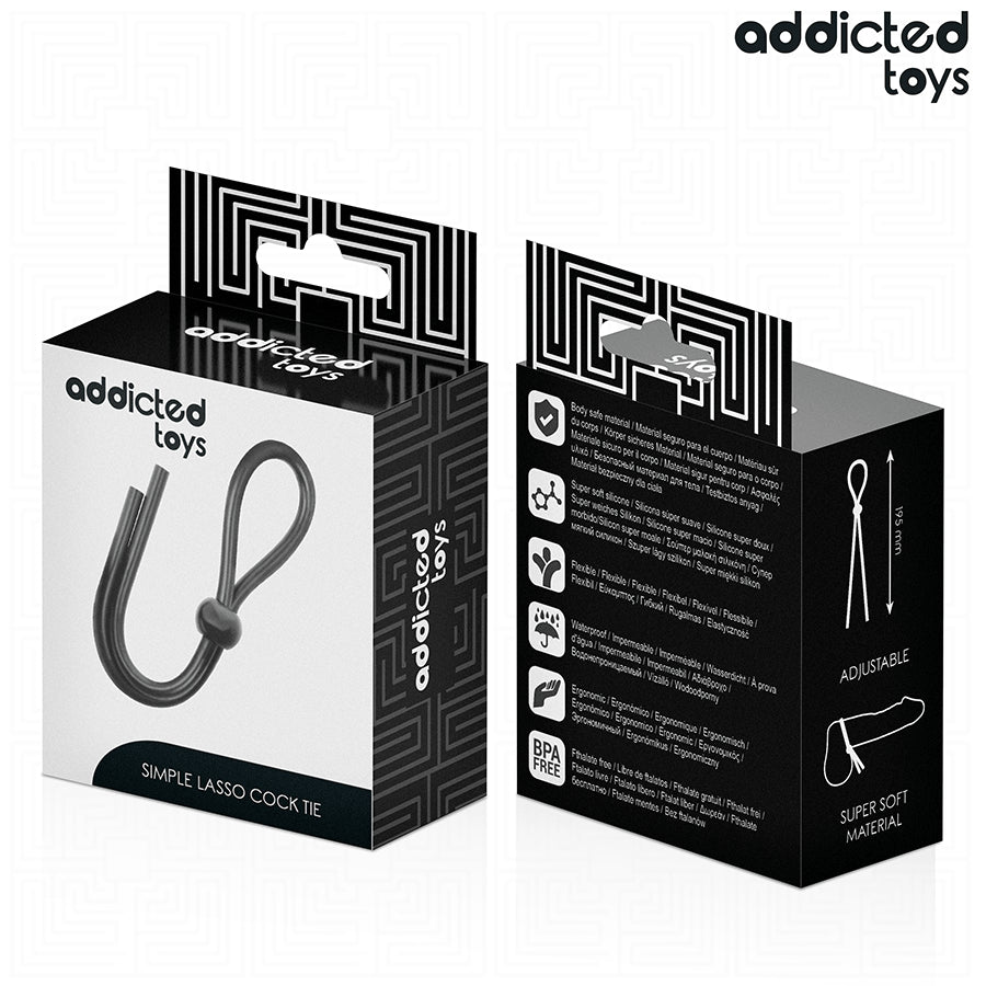 ADDICTED TOYS CORDA DE SILICONE PARA O PeNIS DE ALyA uNICA