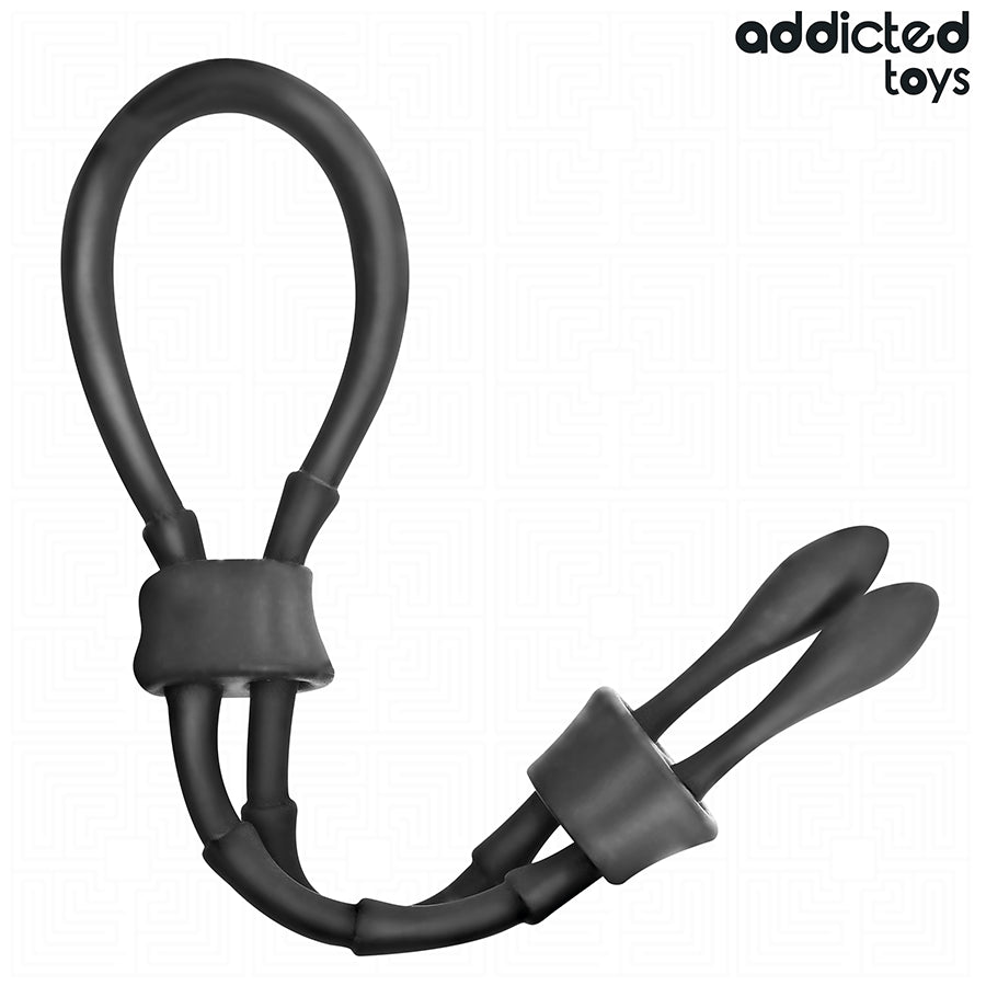 ADDICTED TOYS CORDA DE SILICONE AJUSTaVEL PARA O PeNIS