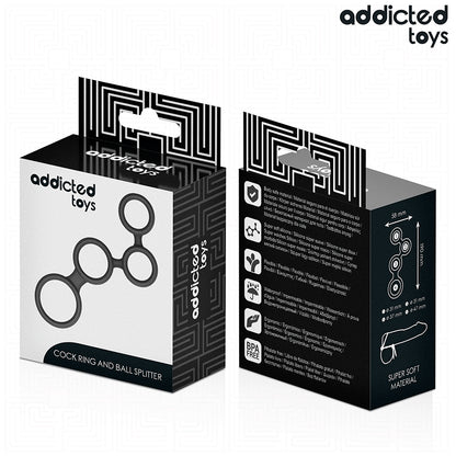 ADDICTED TOYS ANEL PARA PeNIS COM DIVISORES PARA TESTiCULOS