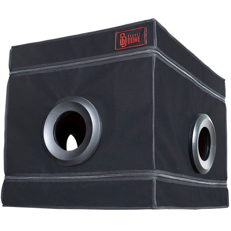 SECRET DOME KINK CLUB LA NICHE CABIN PRETO E VERMELHO