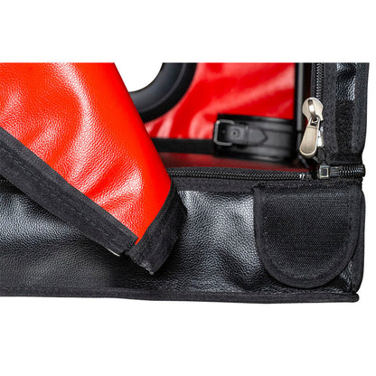 SECRET DOME KINK CLUB LA NICHE CABIN PRETO E VERMELHO