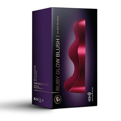 ROCKS OFF VIBRADOR PONTO G RUBY GLOW BLUSH VERMELHO