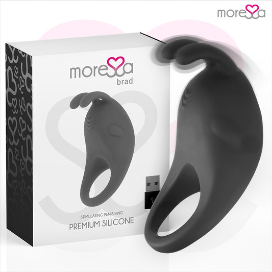 MORESSA BRAD PREMIUM SILICONE RECARREGVEL PRETO