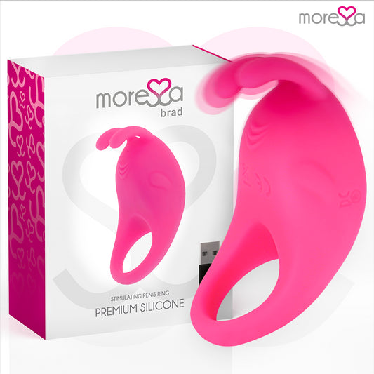 MORESSA BRAD PREMIUM SILICONE RECARREGVEL ROSA