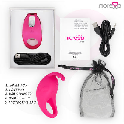 MORESSA BRAD PREMIUM SILICONE RECARREGVEL ROSA