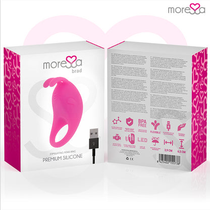 MORESSA BRAD PREMIUM SILICONE RECARREGVEL ROSA