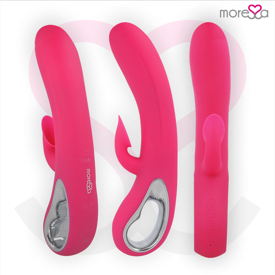 MORESSA DUSTIN ONDAS ESTIMULANTES DO CLIToRIS E VIBRAyaO PODEROSA SILICONE PREMIUM RECARREGaVEL