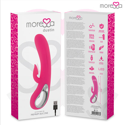 MORESSA DUSTIN ONDAS ESTIMULANTES DO CLIToRIS E VIBRAyaO PODEROSA SILICONE PREMIUM RECARREGaVEL