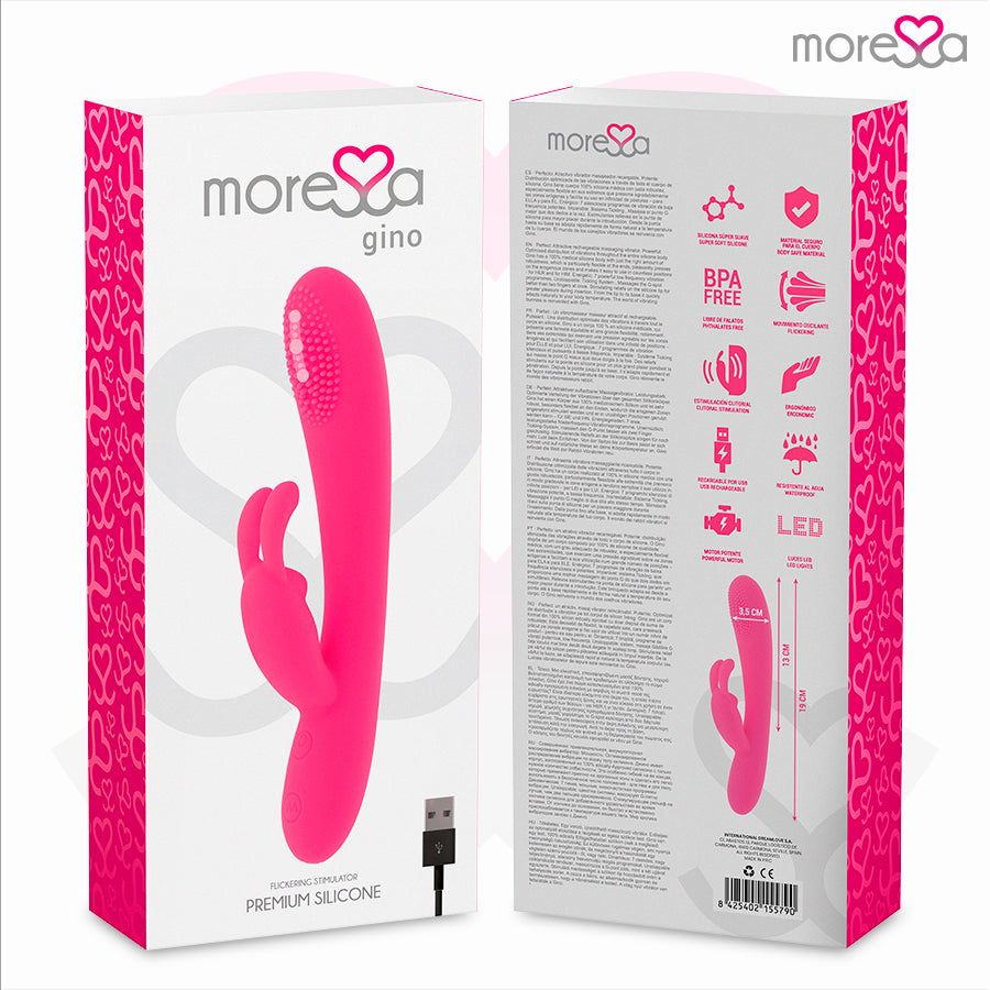 MORESSA GINO PREMIUM SILICONE RECARREGVEL