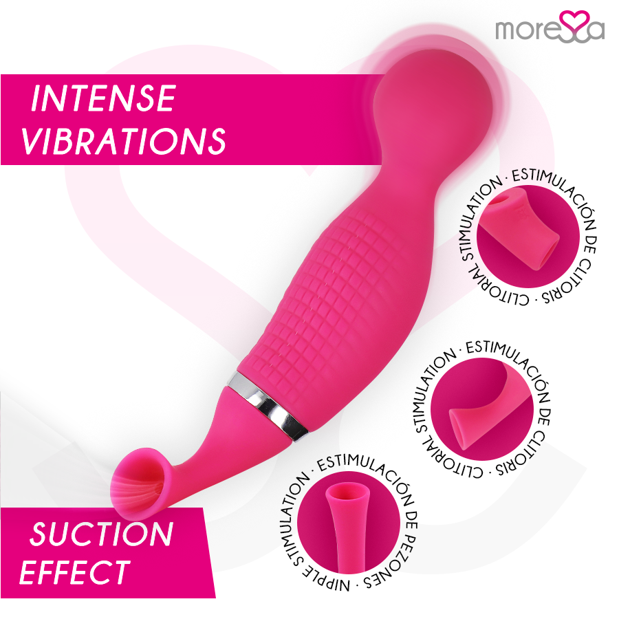 MORESSA KIRK DUO ONDAS ESTIMULANTES MASSAGEADOR MULTIFUNCIONAL DE SILICONE PREMIUM RECARREGaVEL