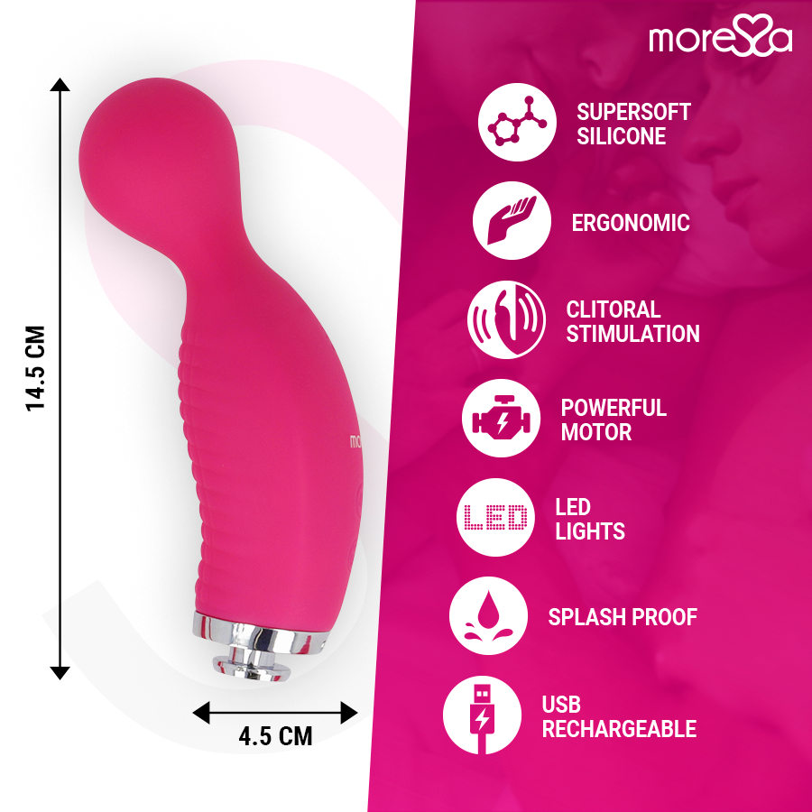 MORESSA KIRK DUO ONDAS ESTIMULANTES MASSAGEADOR MULTIFUNCIONAL DE SILICONE PREMIUM RECARREGaVEL