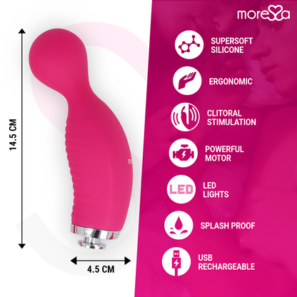 MORESSA KIRK DUO ONDAS ESTIMULANTES MASSAGEADOR MULTIFUNCIONAL DE SILICONE PREMIUM RECARREGaVEL