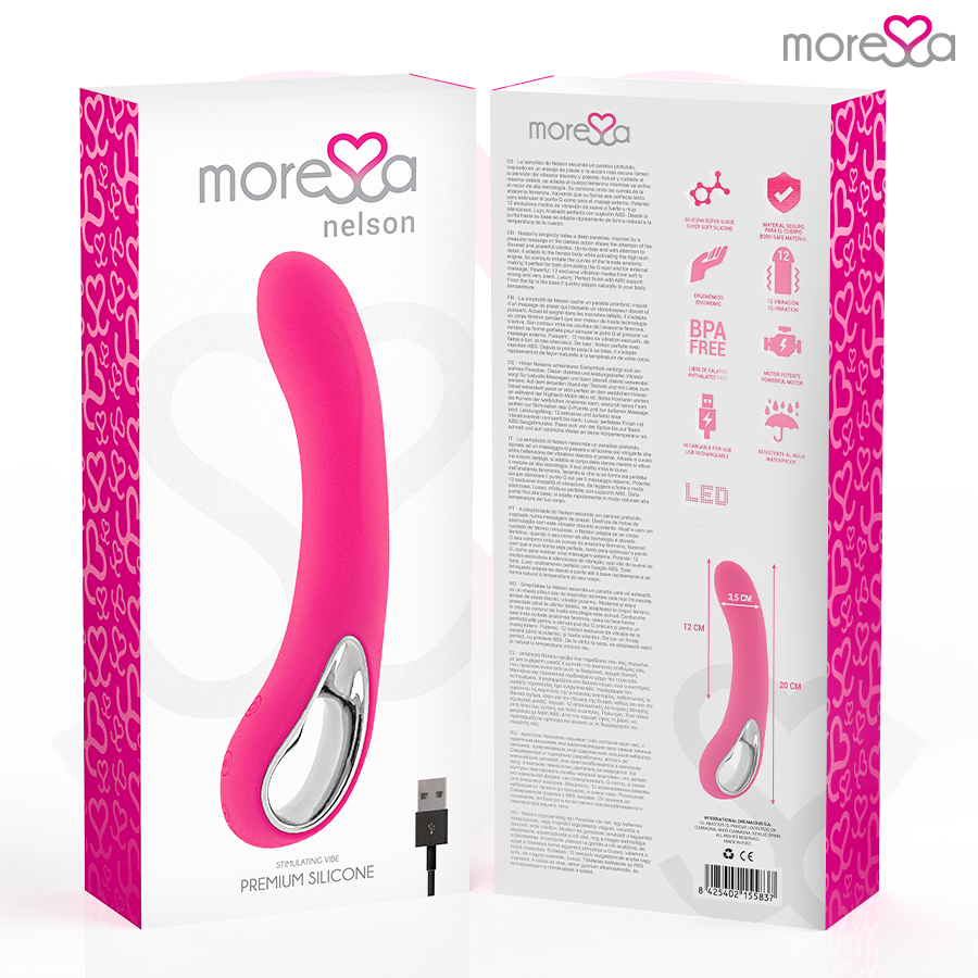 MORESSA NELSON PREMIUM SILICONE RECARREGVEL