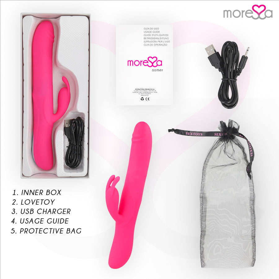 MORESSA VIBRADOR PREMIUM SOMER COM ROTAO MuLTIPLA