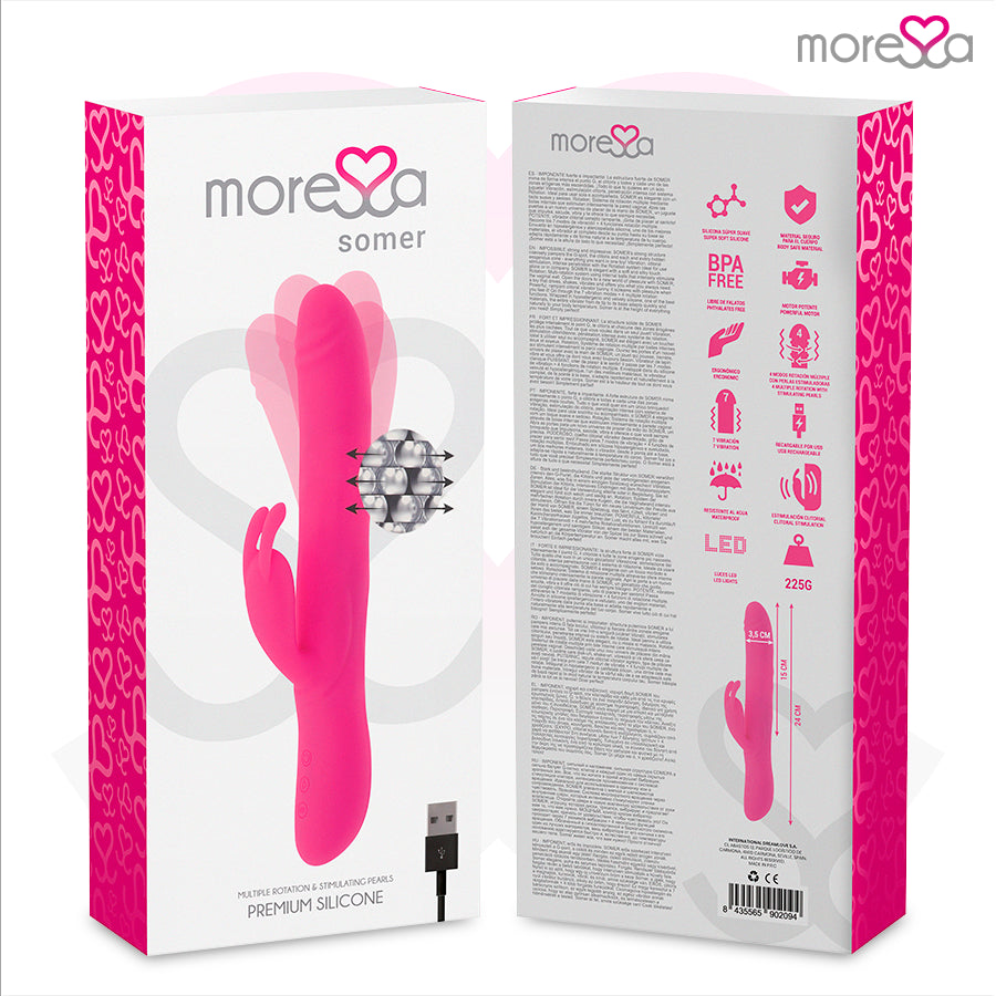 MORESSA VIBRADOR PREMIUM SOMER COM ROTAO MuLTIPLA