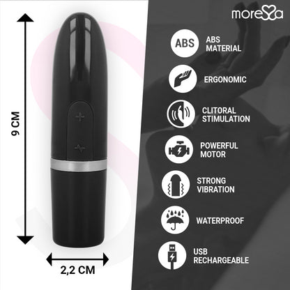 MORESSA IVY VIBRADOR ESTIMULADOR VIAGEM PRETO