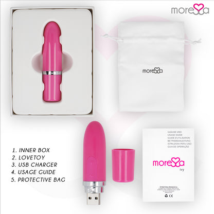 MORESSA IVY VIBRADOR ESTIMULADOR VIAGEM ROSA
