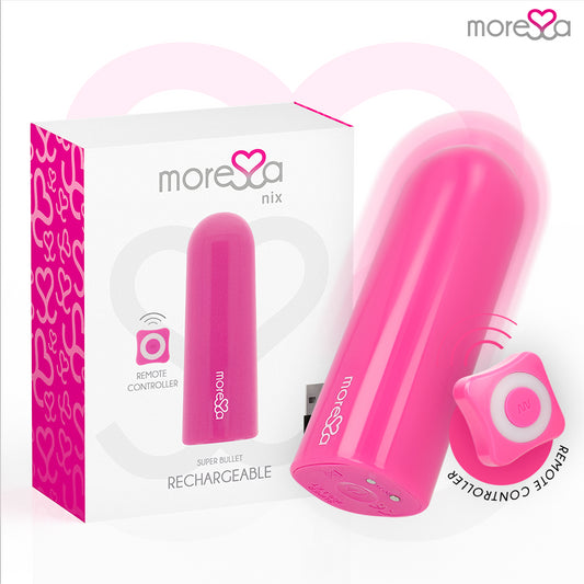 MORESSA NIX VIBRADOR CONTROLE REMOTO ROSA
