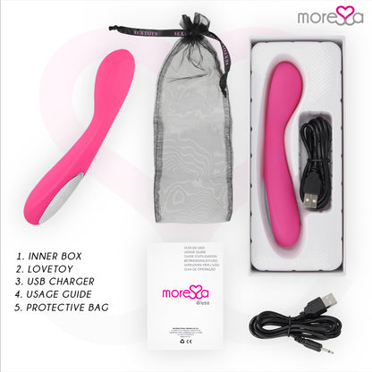 MORESSA DRUSO PREMIUM SILICONE RECARREGVEL