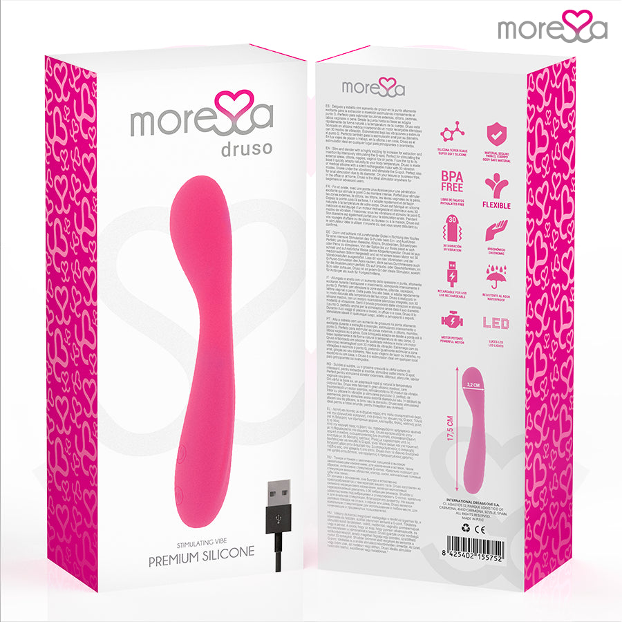 MORESSA DRUSO PREMIUM SILICONE RECARREGVEL