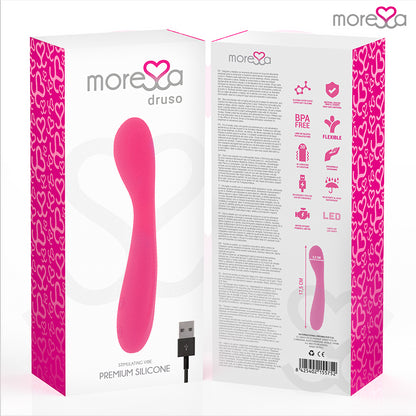 MORESSA DRUSO PREMIUM SILICONE RECARREGVEL
