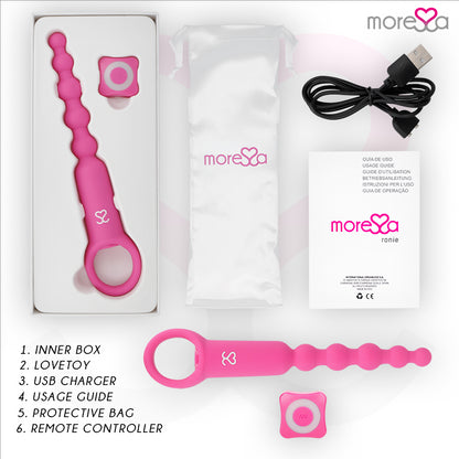 MORESSA RONIE CONTROLE REMOTO PRAZER ANAL ROSA