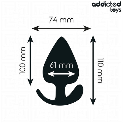ADDICTED TOYS PLUG ANAL TAMANHO XXL 11 CM