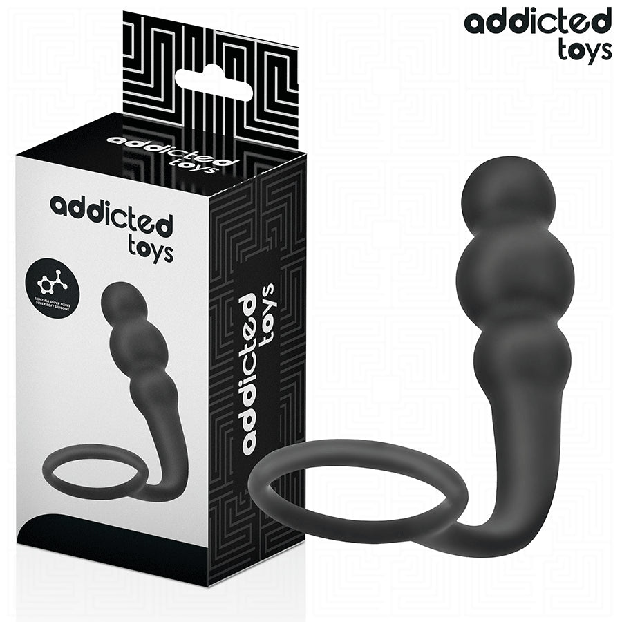 ADDICTED TOYS PLUG ANAL COM ANEL MODELO 1