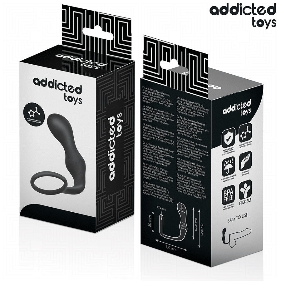 ADDICTED TOYS PLUG ANAL COM ANEL MODELO 3