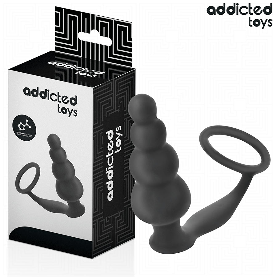 ADDICTED TOYS PLUG ANAL COM ANEL MODELO 5
