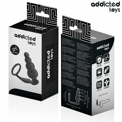 ADDICTED TOYS PLUG ANAL COM ANEL MODELO 5