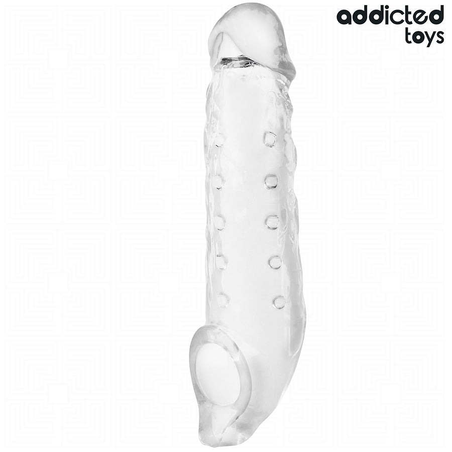 ADDICTED TOYS EXTENSaO DE PeNIS TRANSPARENTE TAMANHO S 23 CM