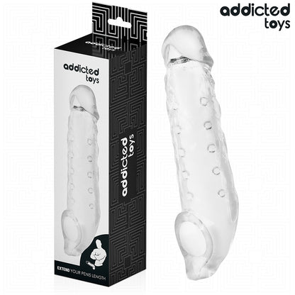 ADDICTED TOYS BAINHA DE PeNIS TRANSPARENTE TAMANHO M 27 CM
