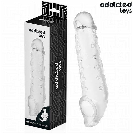 ADDICTED TOYS BAINHA DE PeNIS TRANSPARENTE TAMANHO M 27 CM