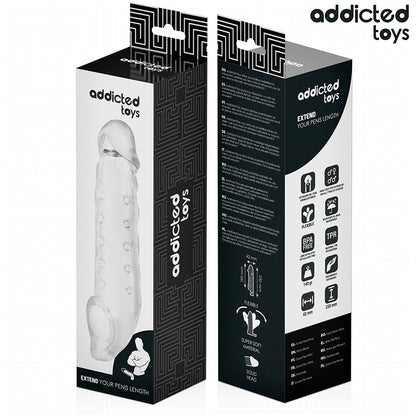 ADDICTED TOYS BAINHA DE PeNIS TRANSPARENTE TAMANHO M 27 CM