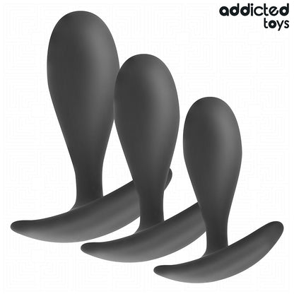 ADDICTED TOYS CONJUNTO DE 3 PLUG ANAL MODELO 2