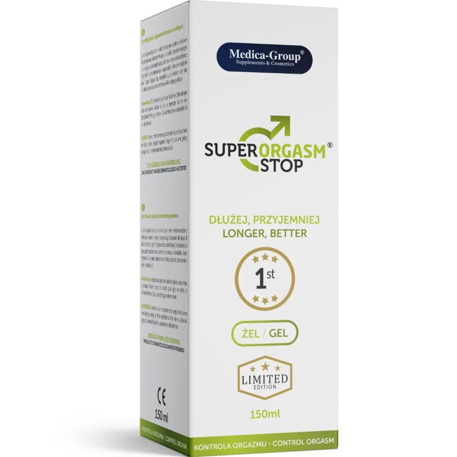 MEDICA GROUP SUPER ORGASM STOP GEL iNTIMO PARA HOMENS 150 ML