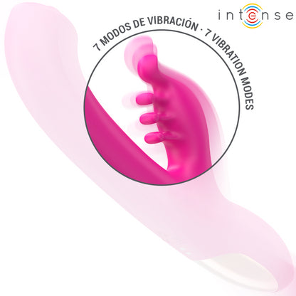 INTENSE CHRISTINA MULTIFUNCIONAL RABBIT VIBRADOR 225 CM ROSA