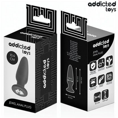 ADDICTED TOYS PLUG ANAL COM JOIA TAMANHO M 104 CM